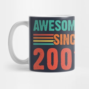 Vintage Awesome Since 2001 Mug